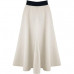 New Women' Ladies High Elastic Stretch Pleated Swing Flared Midi Skater Skirt
